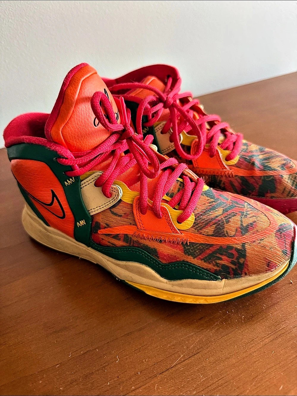 Nike Kyrie Infinity “1 World 1 People” US 5.5y Orange & Green